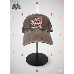 Reebok Super Bowl XLII 2008 Embroidered Adjustable Cap Hat OS